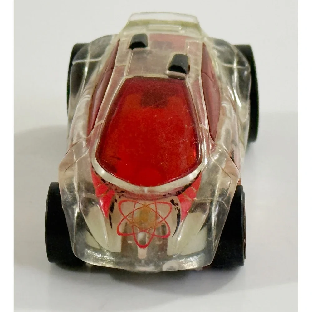 Hot Wheels Vandetta Toy Car Kids 1:64 Clear Red X-Raycers Diecast